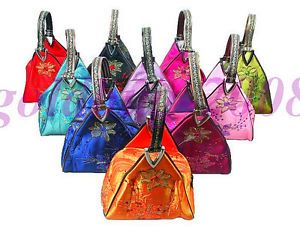Handmade Silk Bag Handbag Shoulder Bags Totes Bag Satchel Hobo