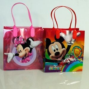 12 Pcs Disney Mickey Minnie Mouse Goodie Bags Party Favors Candy Loot Treat Gift