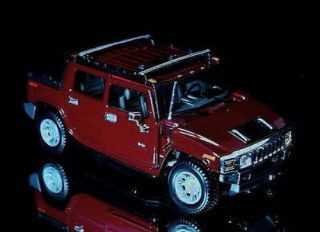 Hummer H2 SUT Concept Maisto Special Edition Diecast 1 27 Scale Metallic Red