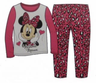 Baby Gap Disney Pajamas Minnie Mouse Size 5T Leopard Animal Print New PJs Girls