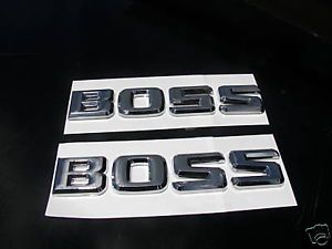 Boss Chrome Badges Emblems Badges Wheels Rims Dub
