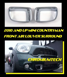 BMW Mini R60 Countryman Cooper s SD Chrome Air Intake Louver Air Vent Surround