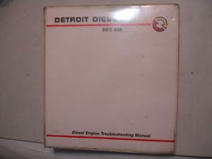 Detroit Diesel DDC 638 Engine Factory Troubleshooting Manual Shop Service