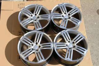 18" Hyper Silver Wheels Fits VW Golf R R32 GTI Jetta MK5 MKV MK6 Mkvi Rims