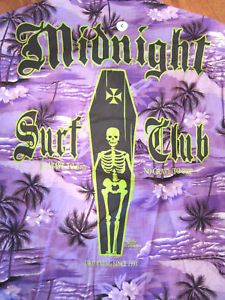 Rat Rod Hot Rod Lucky Thirteen Midnight Surf Club Shirt