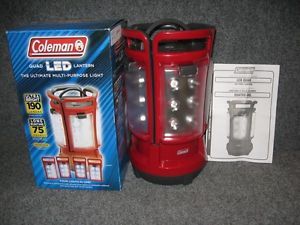 Coleman 190 Lumens 75 Hours Battery Powered Quad LED Lantern Light 2000001150