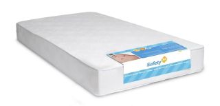 New Safety 1st Heavenly Dreams White Crib Mattress Baby Toddler Nursery Bed