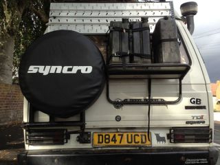 VW T25 T3 Syncro Spare Wheel Tire Tyre Cover Westfalia Transporter Caravelle 4x4