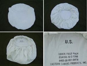 Genuine US Military Surplus White Alice Pack Cover Jeep Spare Tire Cover
