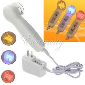 Microcurrent 3 Color LED Micro Current Light Skin Care Beauty Therapy Massager