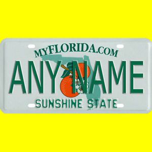 Personalized Custom Luggage Tags and Golf Bag ID Tags State License Plate Style