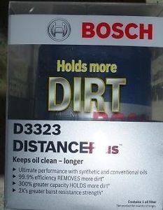 Bosch D3323 Distance Plus High Performance Oil Filter