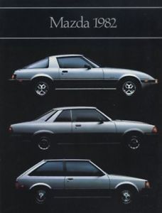 1982 Mazda Line Sales Brochure RX 7 GLC 626 Sport RX7
