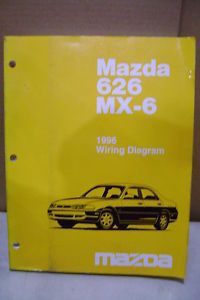 1996 Mazda 626 MX 6 Car Wiring Diagram Manual