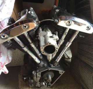Harley Davidson Shovelhead Motor Engine 1970's Clean