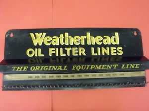 30s 40s 50s Weatherhead Oil Filter Line Fitting Display Rack Storage Bin