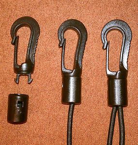 Plastic Snap Hook 6 Pack Add Bungee Cord to Make Paddle Rod Leashes Cargo Net