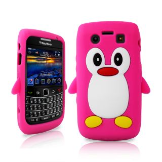 Penguin Soft Silicone Case for Blackberry Bold 9700 9780 Screen Protector