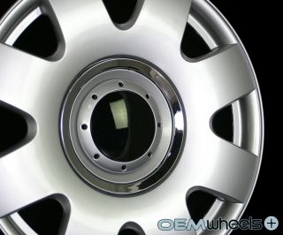4 New Silver 15" Hub Caps Fits Volkswagen VW Golf Jetta TDI Center Wheel Set