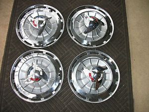 62 Chevy 1962 Chevrolet Impala SS Hubcaps Spinners Wheel Covers