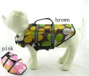 Dog Clothes Small Dog Saver Life Jacket Dog Pet Life Vest Vests Clothing 2 Color