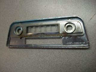 61 62 63 Ford Thunderbird " Radio Face Plate Bezel " Cisf 18842 A T Bird A03 9C