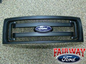 09 10 11 12 13 F 150 F150 Genuine Ford Parts Black Grille w Emblem New