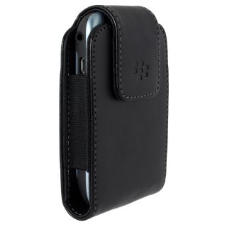 Genuine Blackberry Swivel Holster Leather Pouch Cover Side Belt Clip Case