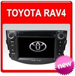 HD 2 DIN GPS Dual Zone 7" Car DVD Player iPod Bluetooth Radio TV for Toyota RAV4