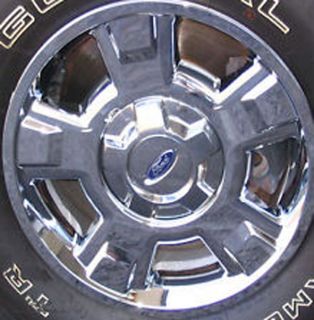 4 PC Ford F150 17" Chrome Skins Hub Caps Rim Covers Fits 5 Spoke Aluminum Wheel
