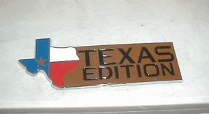 New Ford F150 Truck Genuine Ford Parts Texas Edition Badge Tailgate Emblem
