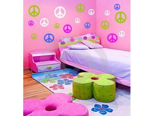 96 Peace Signs Vinyl Wall Decals Stickers Room Decor