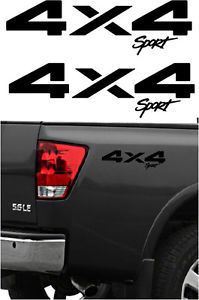 2 4x4 Sport Offroad Decals Stickers Dodge Truck Accessories Size 4 5"X15"