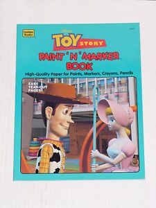 Disney's Toy Story Paint 'N' Marker Book Golden Books 1995