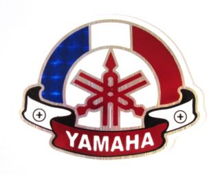 Yamaha Logo Racing RARE Motorcycle Car Window Helmet Foil Decal Sticker K151