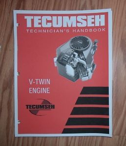 Tecumseh TVT 691 V Twin Engine Service Manual