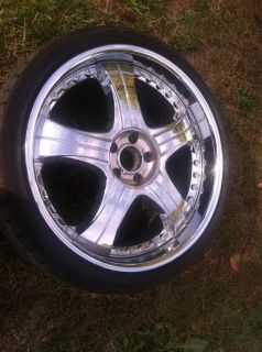 3 Lowenhart LD5 Chrome Wheels 5x114 20" inch Rims w Toyo Proxes 245 35 Tires