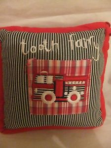 Tooth Fairy Pillow Brand New Blue Black Red Fire Engine