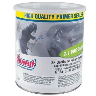 Summit Racing Paint Single Stage Low VOC Primer Sealer Flat Gray 1 Gallon Each