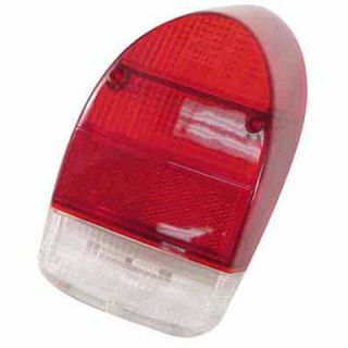 VW Bug Rear Right Tail Light Lens 71 72 Red and White Each