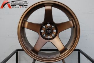 17x9 Rota P 45R 5x114 3 25 Full Royal Sport Bronze Wheel Fits Honda Civic