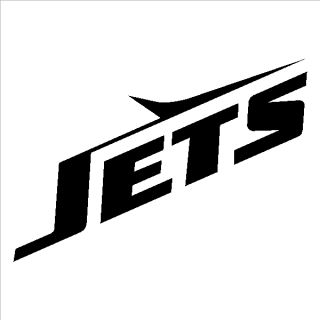 New York Jets 6 inch Old School Auto Sticker Decals NFL