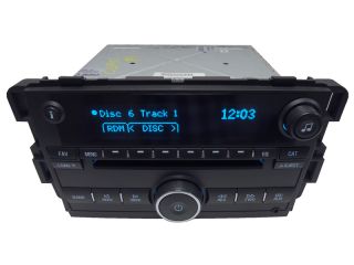 07 08 Chevy Impala Monte Carlo Radio 6 Disc CD Changer  Player Aux 15951759