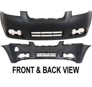New Bumper Cover Facial Front Primered Chevy Sedan Aveo 2007 GM1000833 96648503