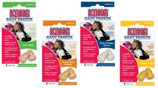 Kong Easy Freeze Refill Packets Hot Summer Dog Treat Keep Dog Cool Choose Flavor