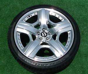 New 2013 Bentley Continental Mulliner 21 in 2 Piece Modular Wheels Tires