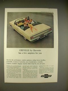 1965 Chevy Chevelle Malibu Super Sport Convertible Ad