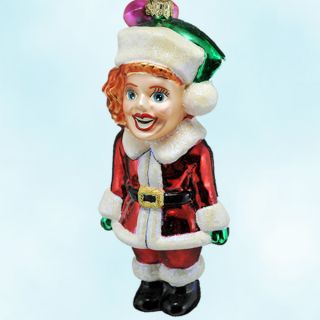 Radko I Love Lucy Santa Ornament 2000 Full Figure Heart Toggle Christmas