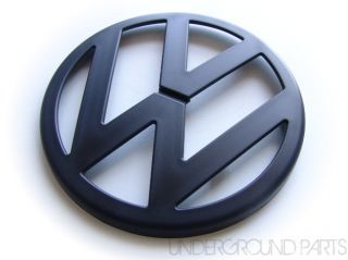 ★★ Matt Black Front Bumper Grille Badge VW Volkswagen Golf MK4 TDI GTI 1 8T R32