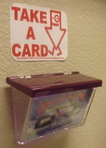 Outside Business Card Holder Dispenser Signs Cars Auto